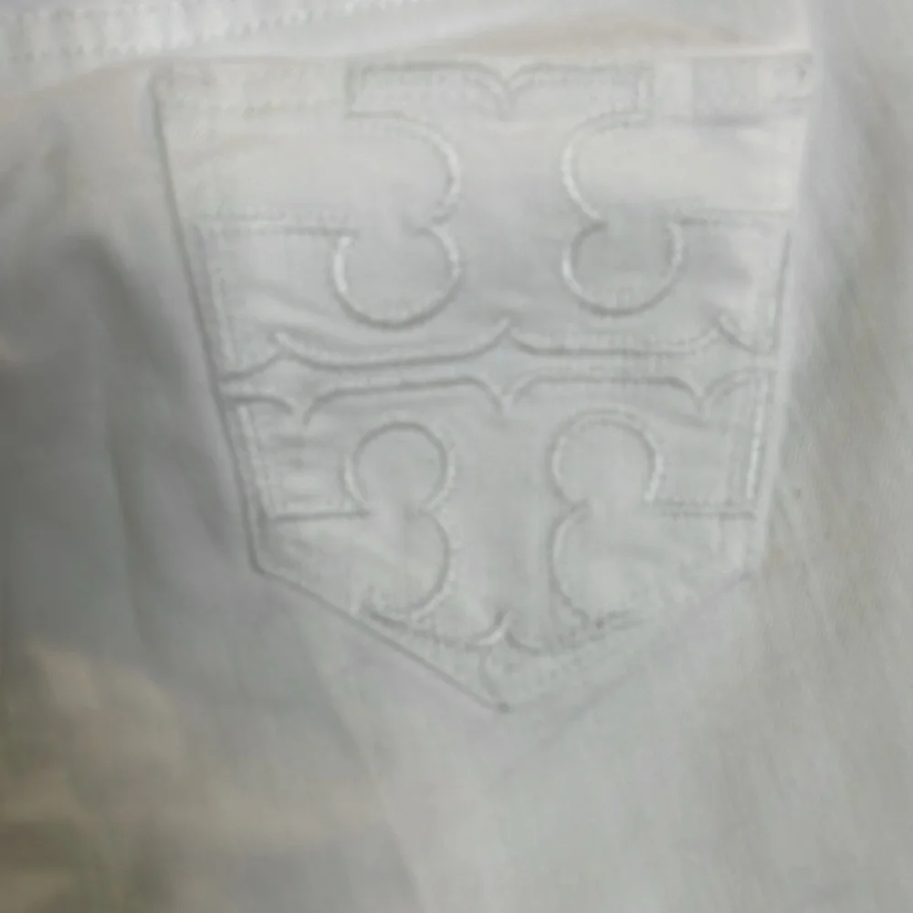 Tory Burch White Super Skinny Jeans Size 26 Excellent Condition